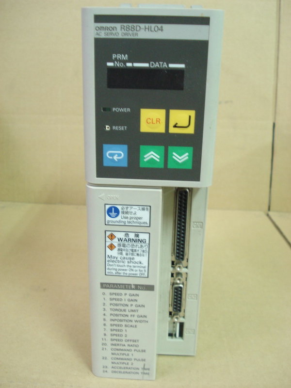 OMRON R88D-HL04 AC SERVO DRIVER - 裕益科技自動化設備可程式編碼器PLC分散式控制系統DCS